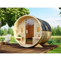 Fjordholz Fass-Sauna Modell Lauri, Natur, ohne Ofe Unkategorisiert online kaufen