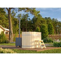 Fjordholz Holzbadezuber Oval Größe 1 mit Außenofen Unkategorisiert online kaufen