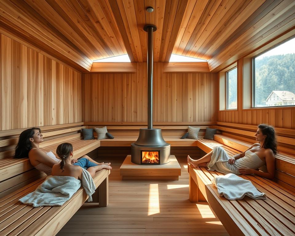 Olympisches Dorf Sauna Wellness-Bereich Olympisches Dorf Sauna Wellness-Bereich