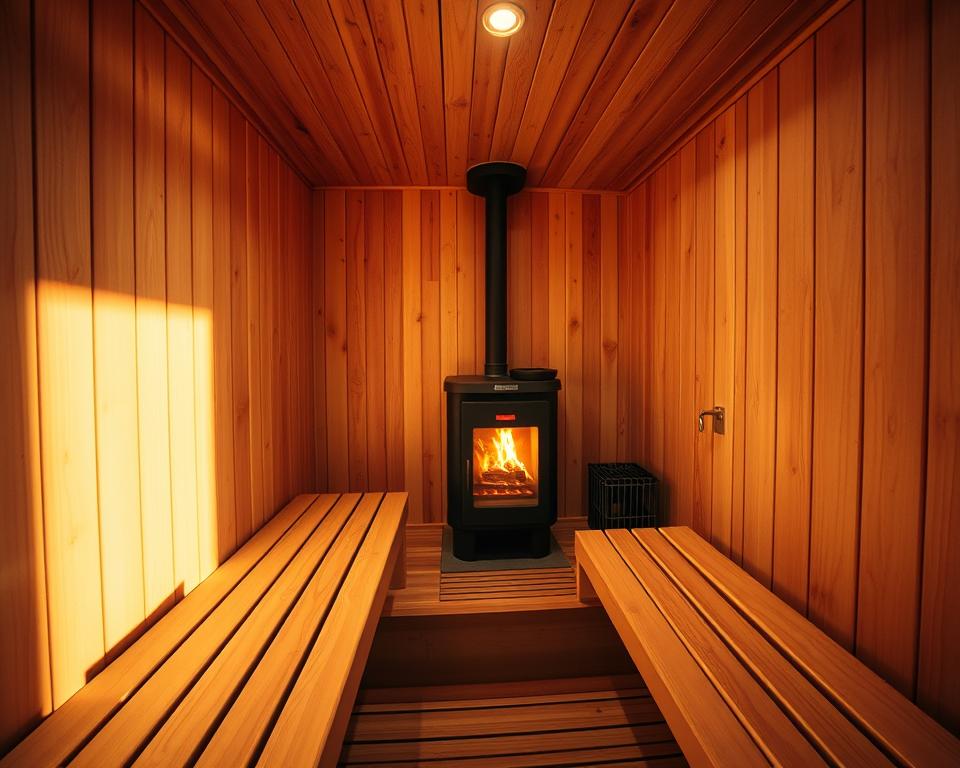 Sauna Technik und Positionierung