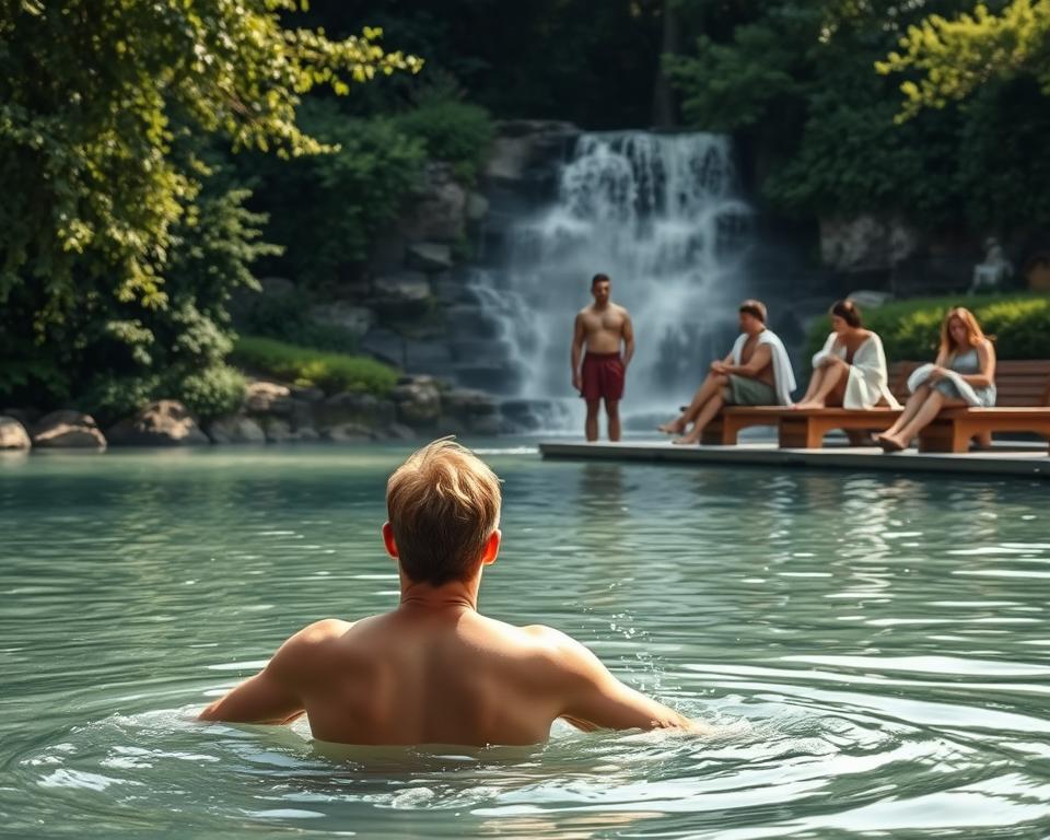 Saunaabkühlung Methoden