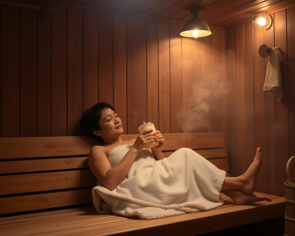 Saunanachsorge bei Erkältung Saunanachsorge bei Erkältung