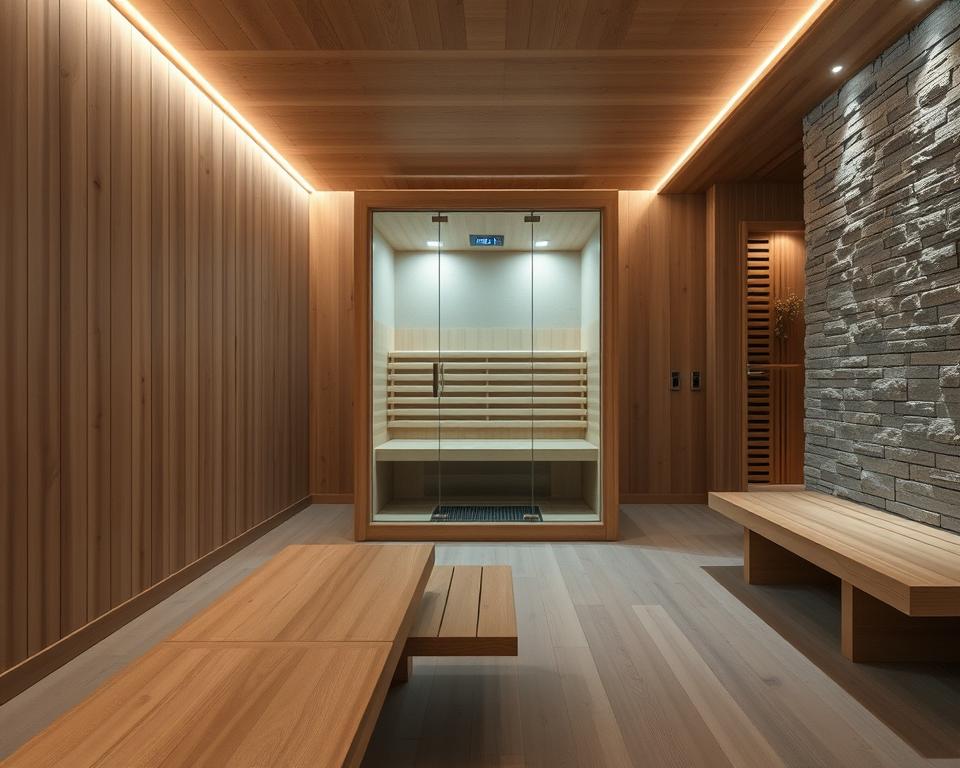 Sauna Raumaufteilung Konzept
