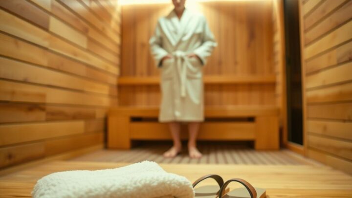 Wie zieht man sich in der Sauna an