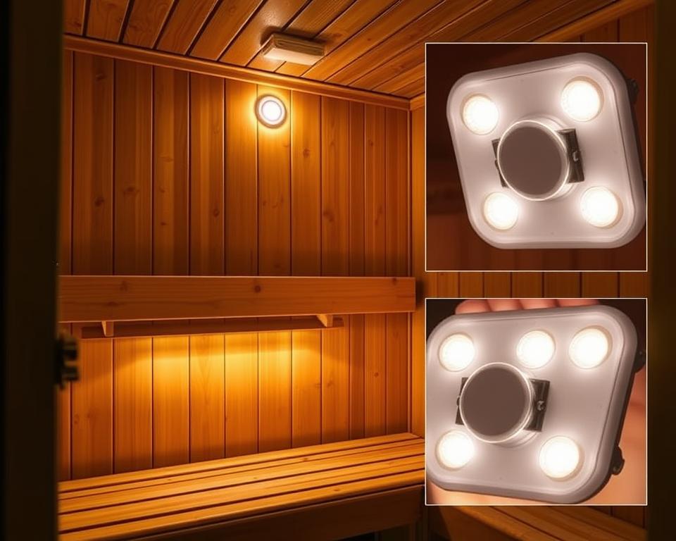 einbau sauna leds