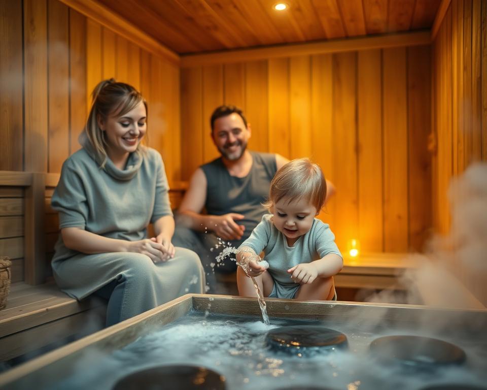 Finnische Sauna Kinder Tradition Finnische Sauna Kinder Tradition